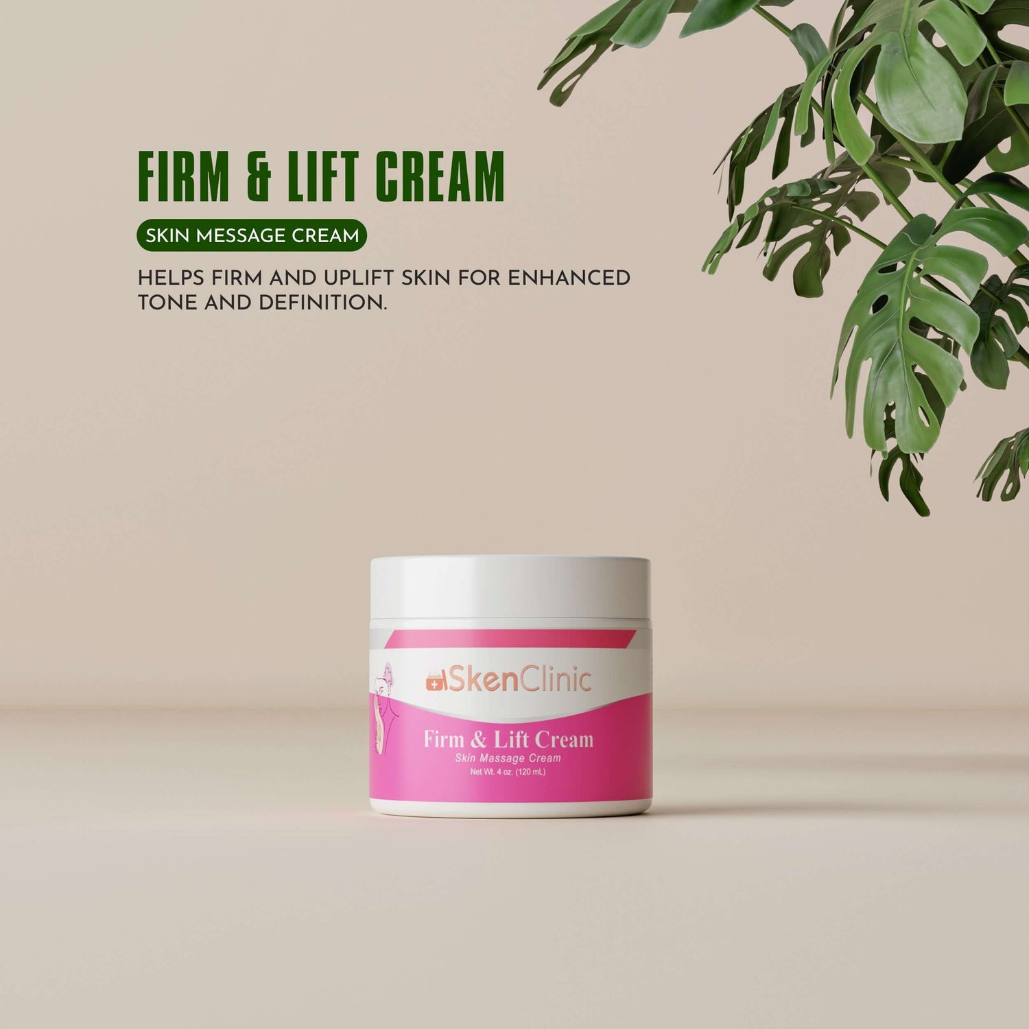 Skincare product labeled Firming Lift Cream, for refreshed and lifted skin